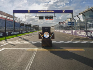 Victory travels in Louis Vuitton:  Formula 1 kicks off with LV on-track signage