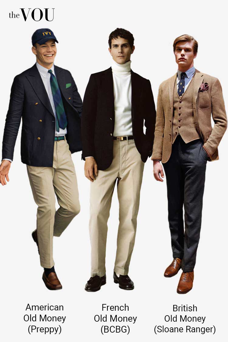 Old Money Style British vs American vs French