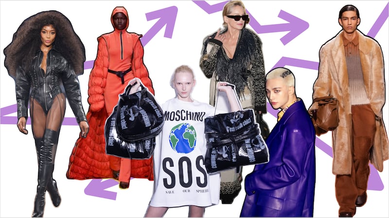 Milan Fashion Week collage