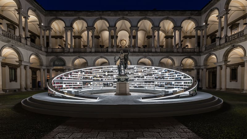"Library of Light," by Es Devlin.