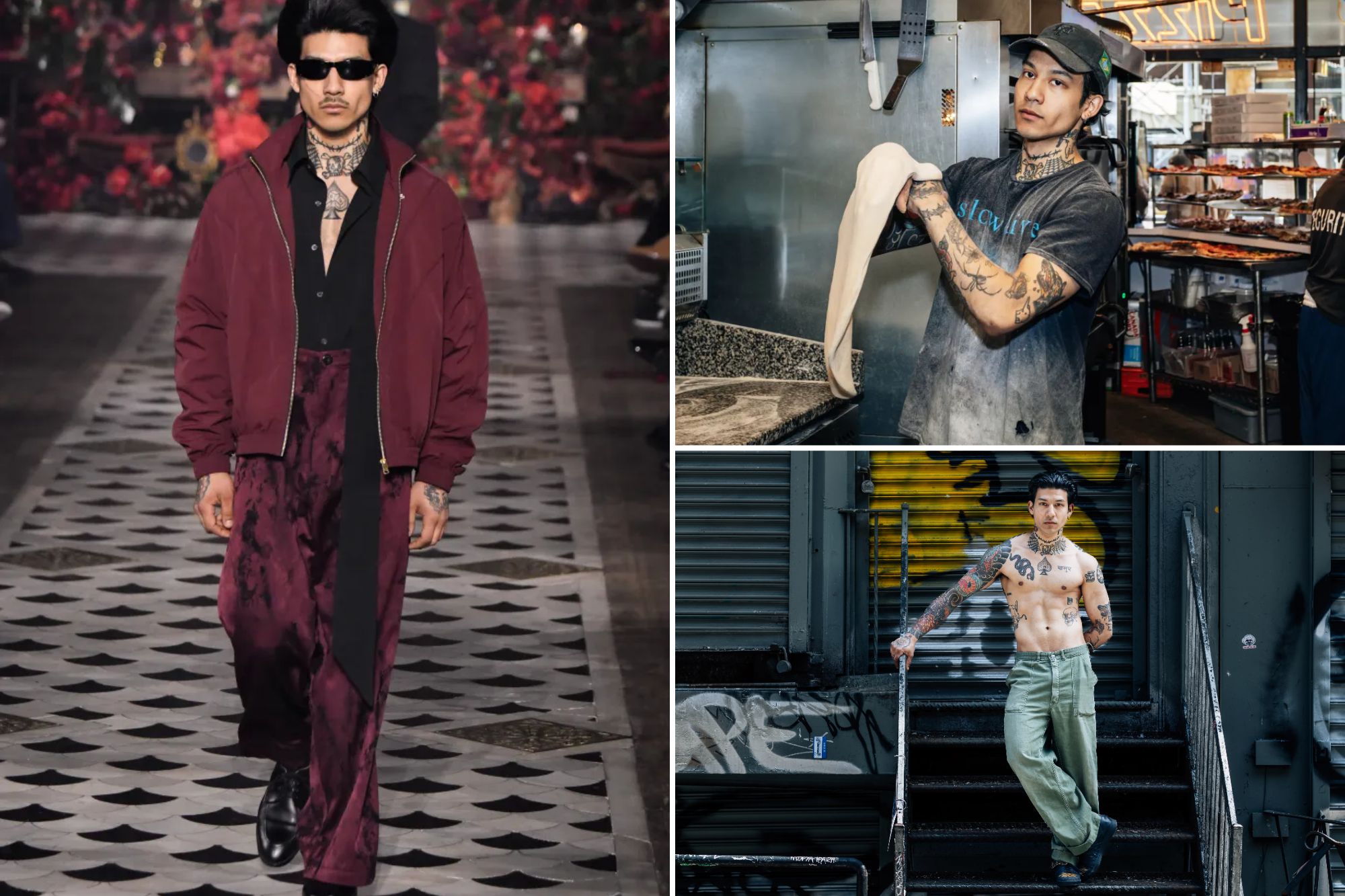 I'm a pizzamaker from Queens — now I walk the runways at Paris fashion week
