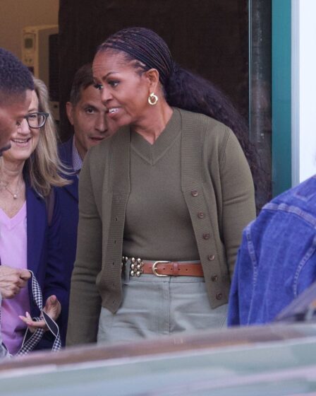 
Michelle Obama has been spotted out in Los Angeles